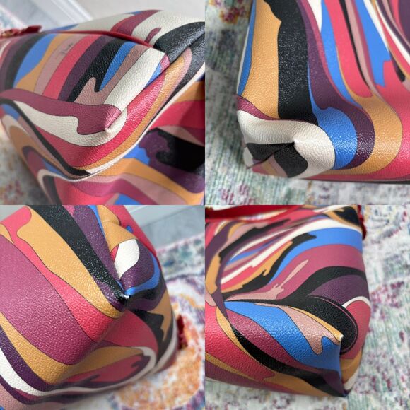 Emilio Pucci Printed Leather Shoulder Bag - Picture 2 of 15